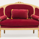 A Louis XVI style giltwood corbeille sofa, expected to go for €1,000-€1,200.